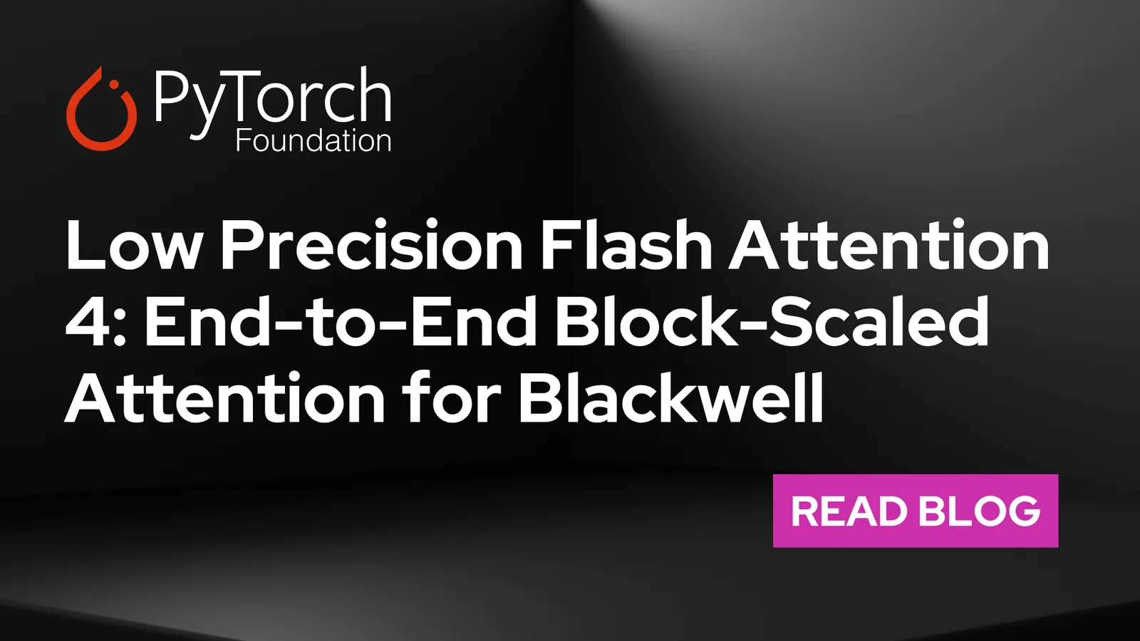PyTorch FlashAttention-4 adds MXFP8 block-scaled forward and backward for Blackwell