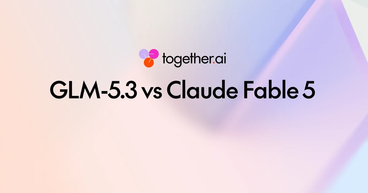 GLM-5.3 matches Claude Fable 5 on DeepSWE at a fifth of the cost